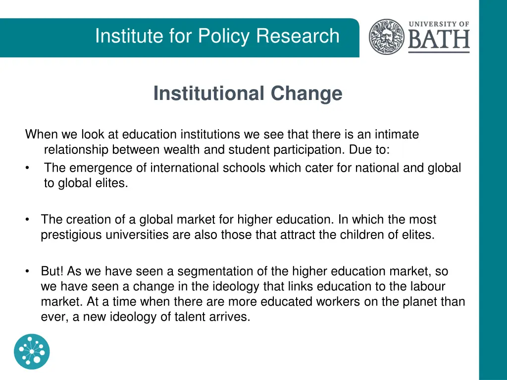 institute for policy research 16