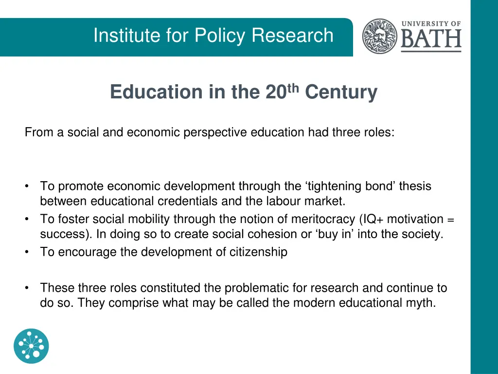institute for policy research 2