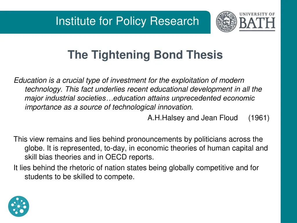 institute for policy research 3
