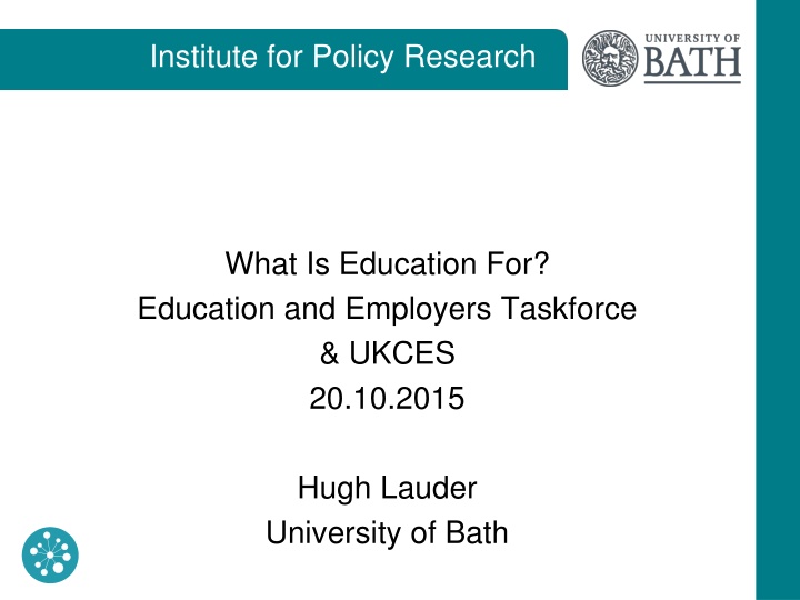 institute for policy research