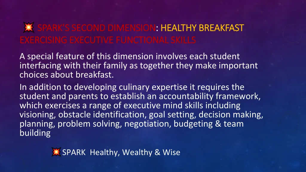 exercising executive functional skills exercising