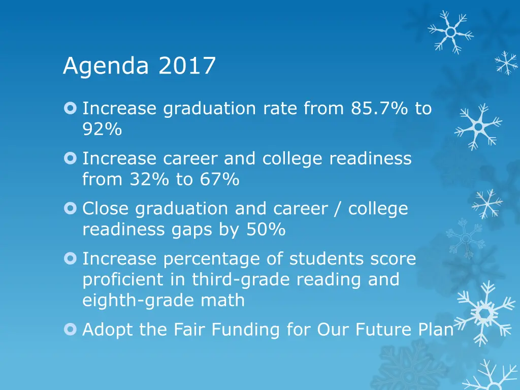 agenda 2017