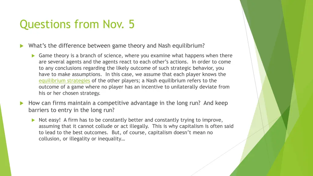 questions from nov 5 3