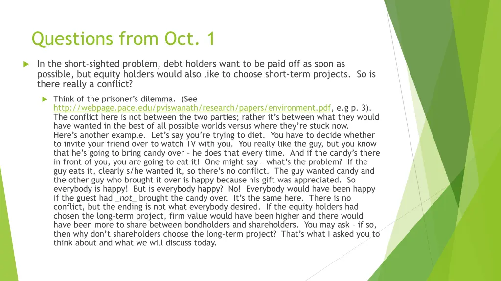 questions from oct 1 2