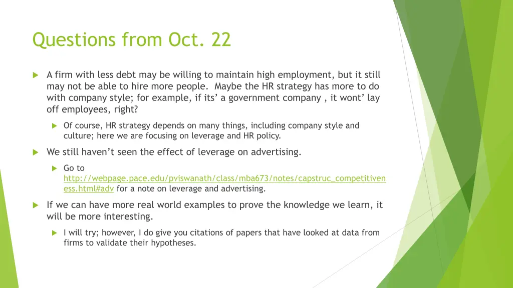 questions from oct 22 1