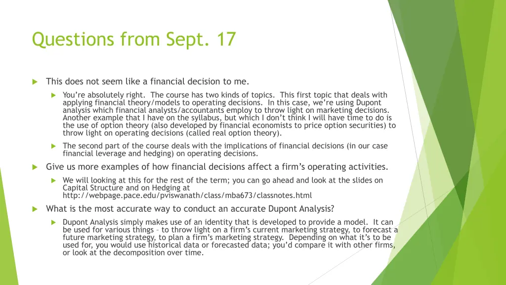 questions from sept 17 2