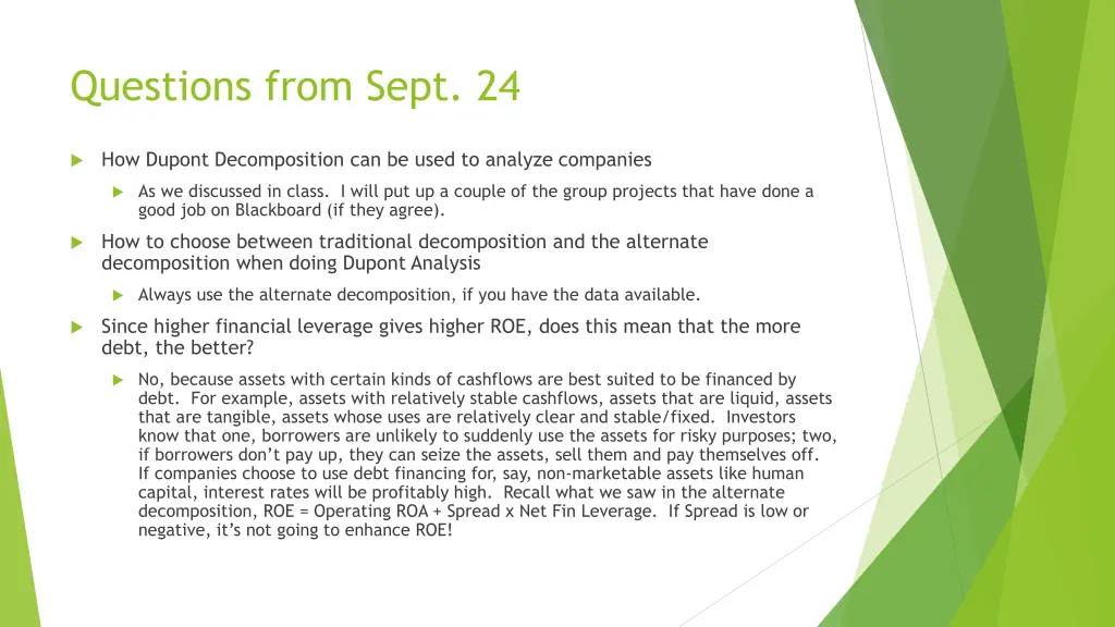 questions from sept 24