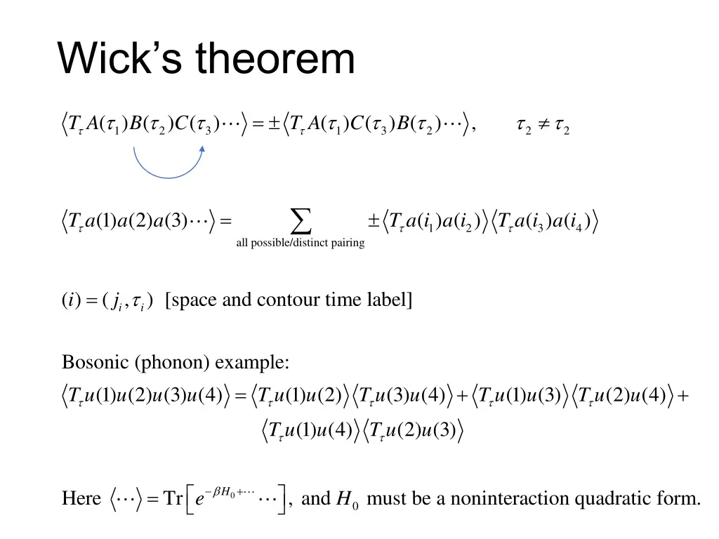 wick s theorem