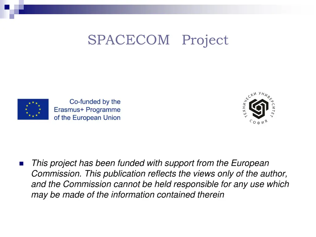 spacecom project