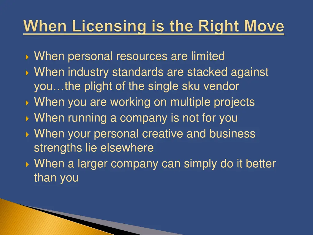 when personal resources are limited when industry