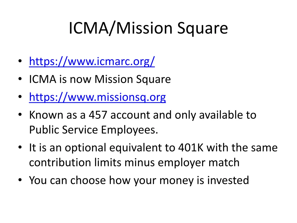 icma mission square