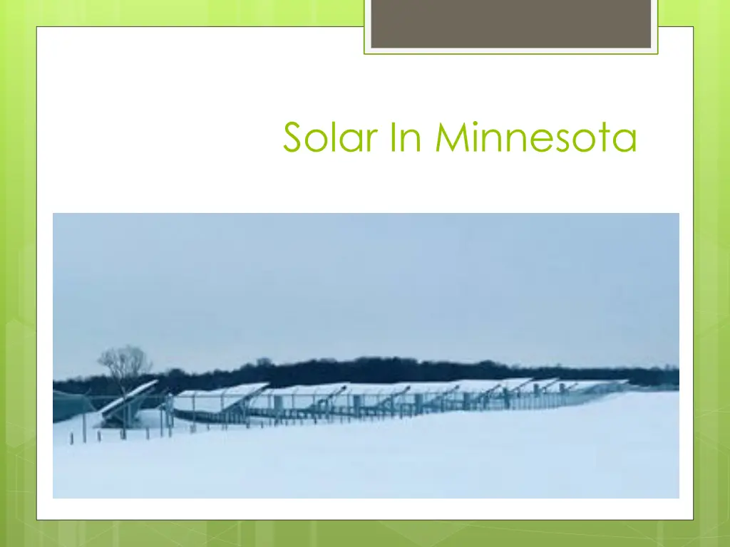solar in minnesota