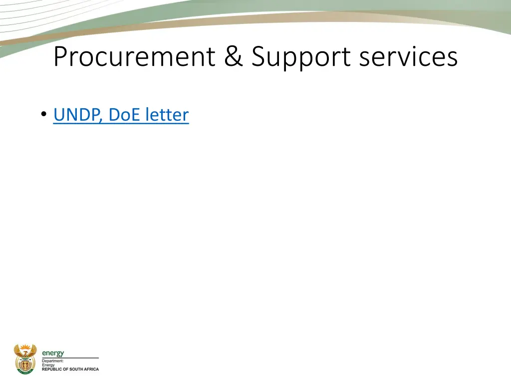 procurement support services