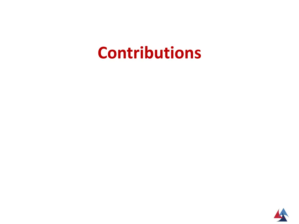 contributions