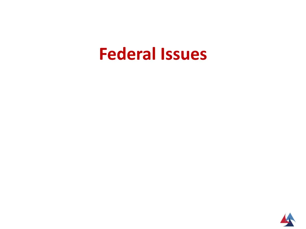 federal issues