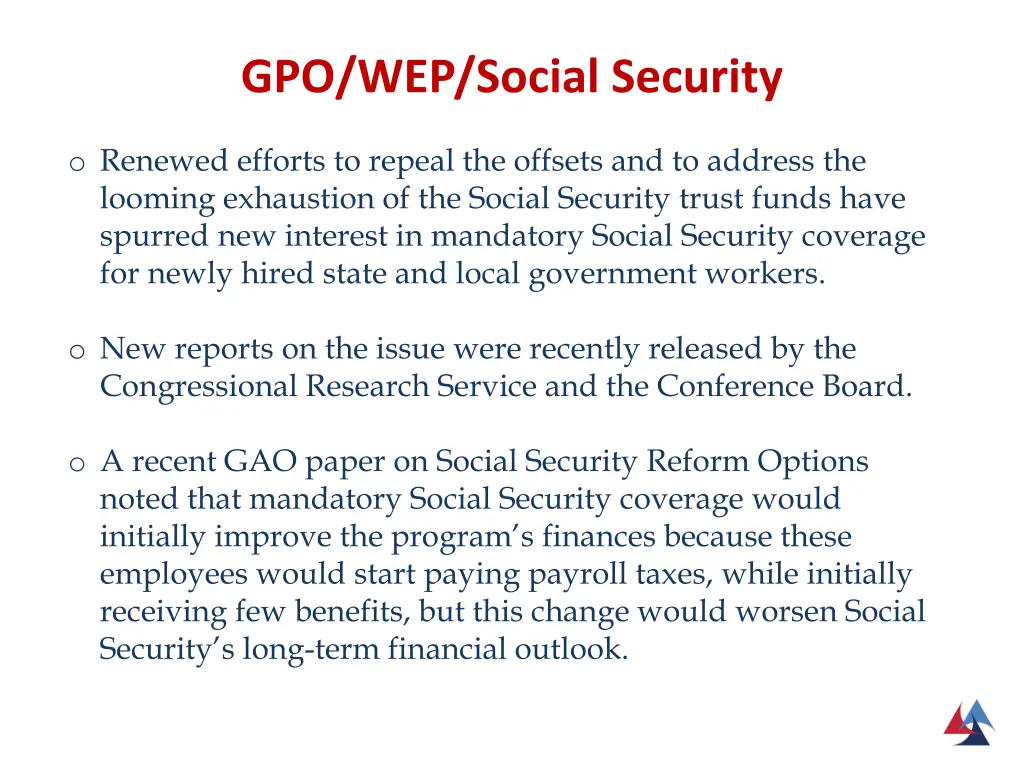 gpo wep social security 2