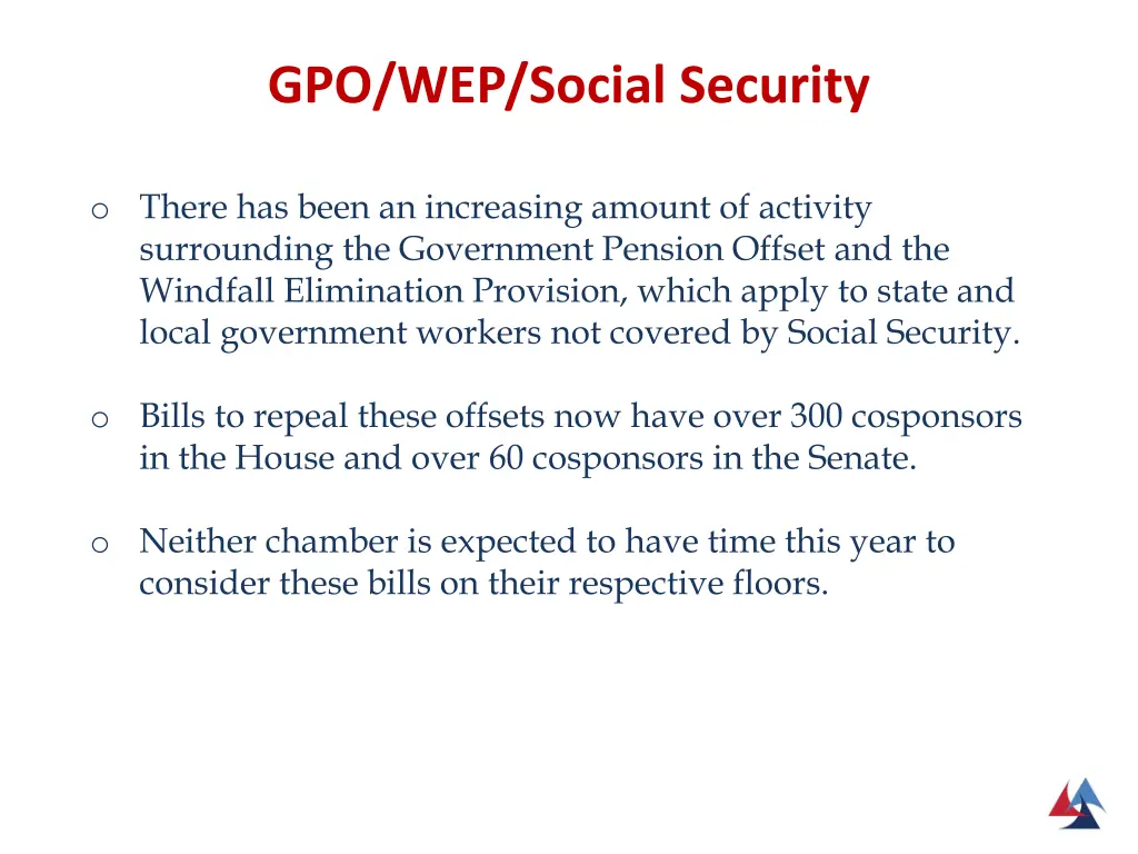 gpo wep social security