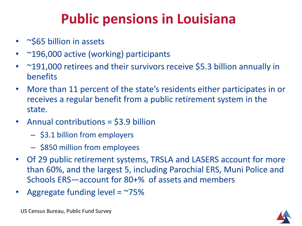public pensions in louisiana