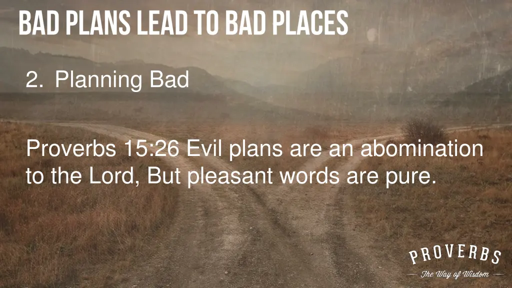 2 planning bad 1