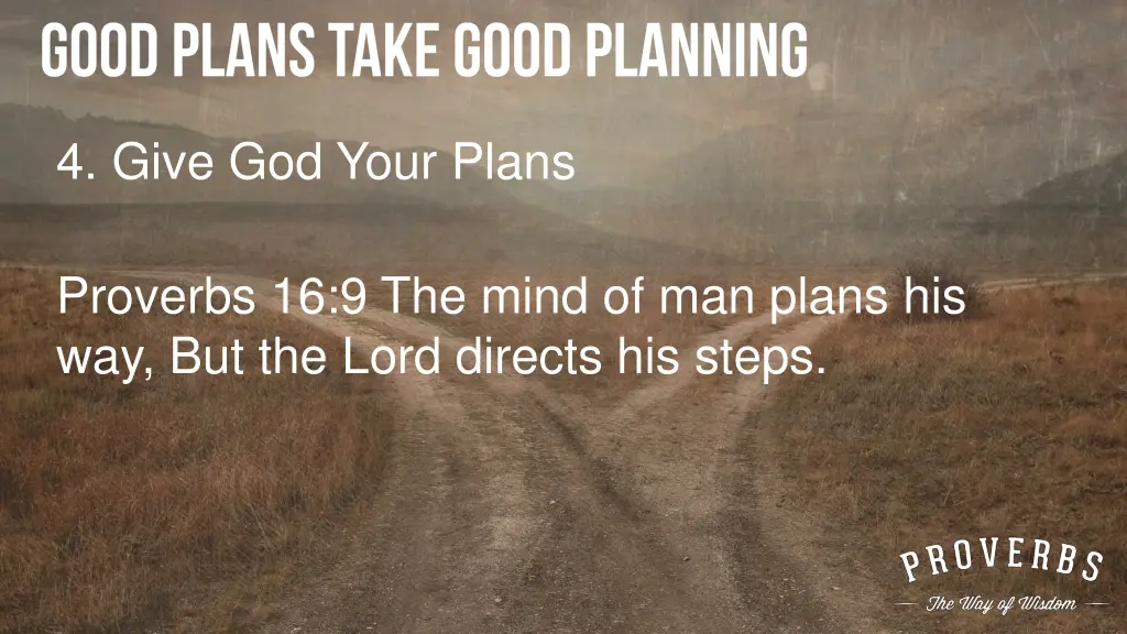 4 give god your plans 1