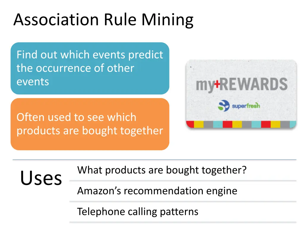 association rule mining