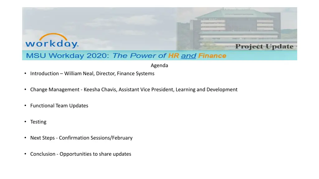 agenda