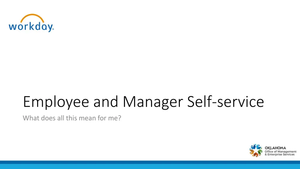 employee and manager self service what does