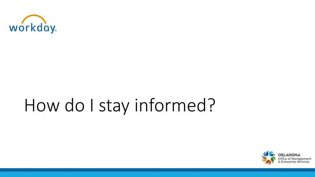 how do i stay informed
