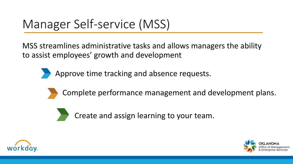 manager self service mss