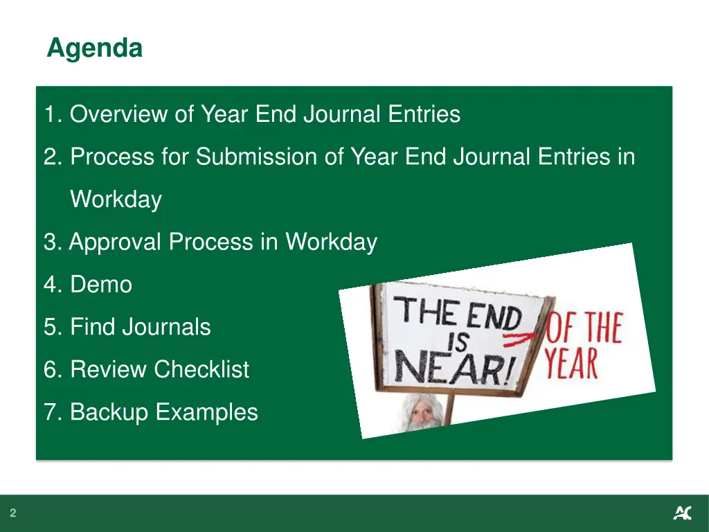agenda