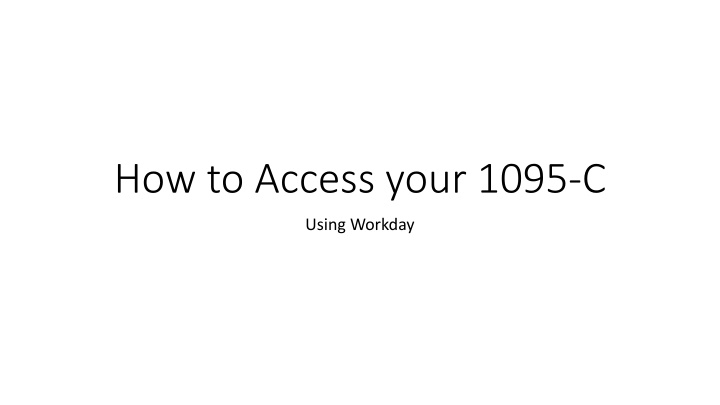 how to access your 1095 c