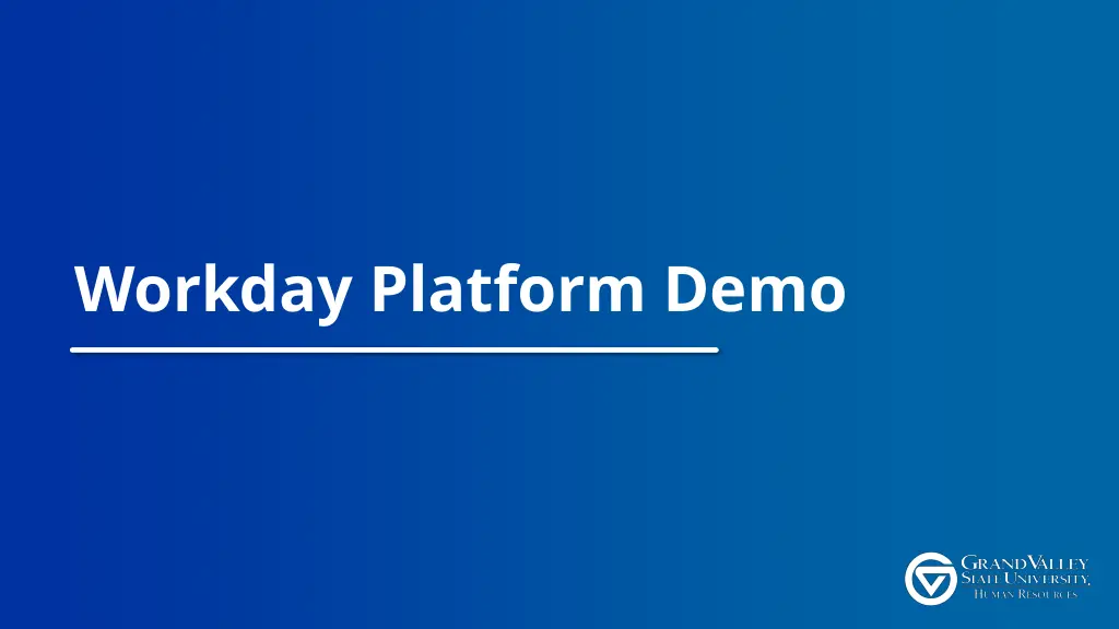 workday platform demo