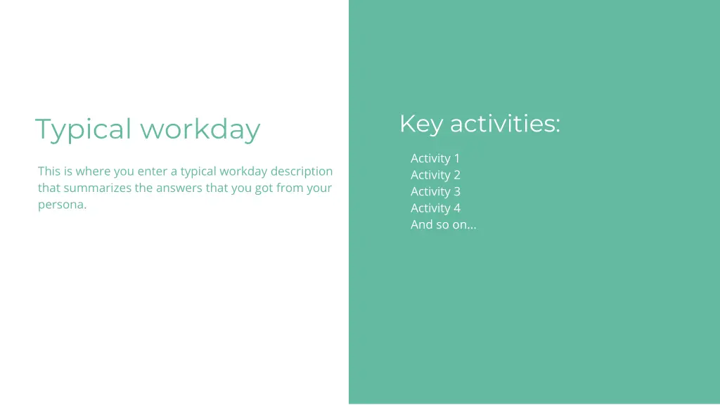 key activities