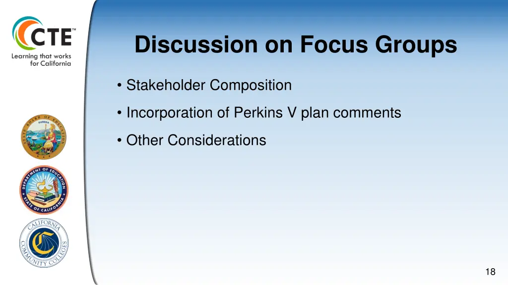 discussion on focus groups