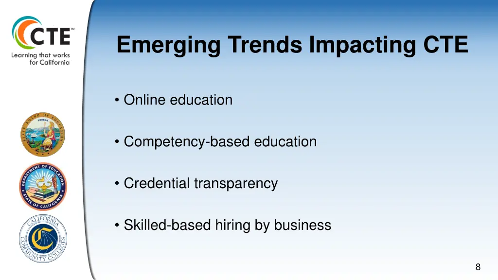 emerging trends impacting cte