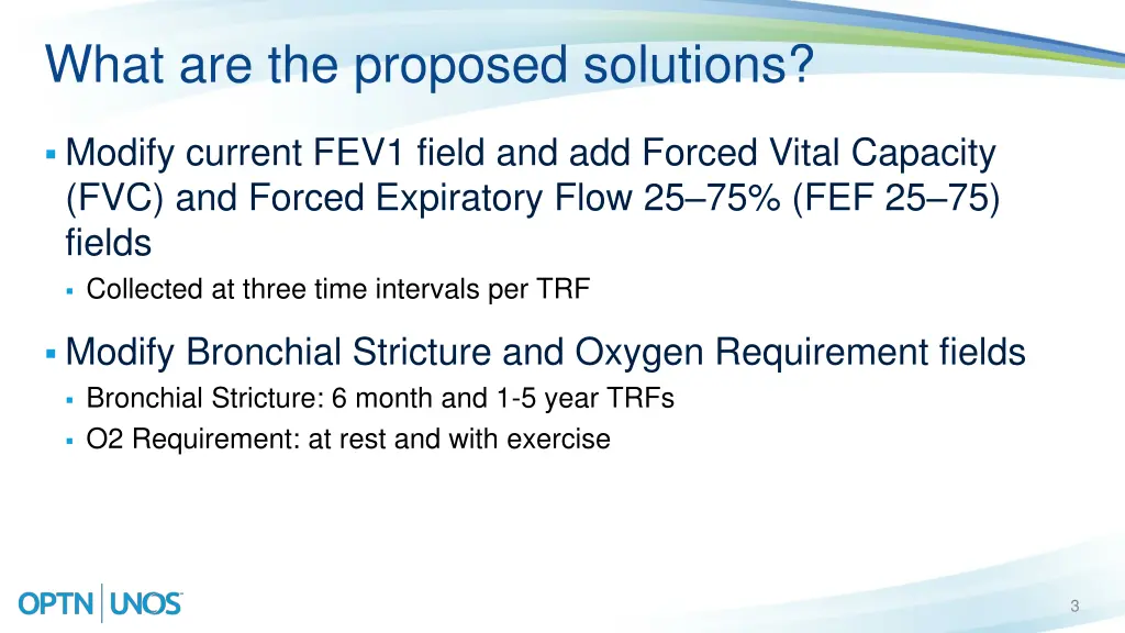 what are the proposed solutions