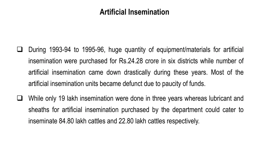 artificial insemination