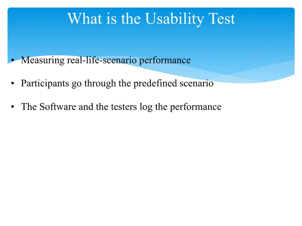 what is the usability test