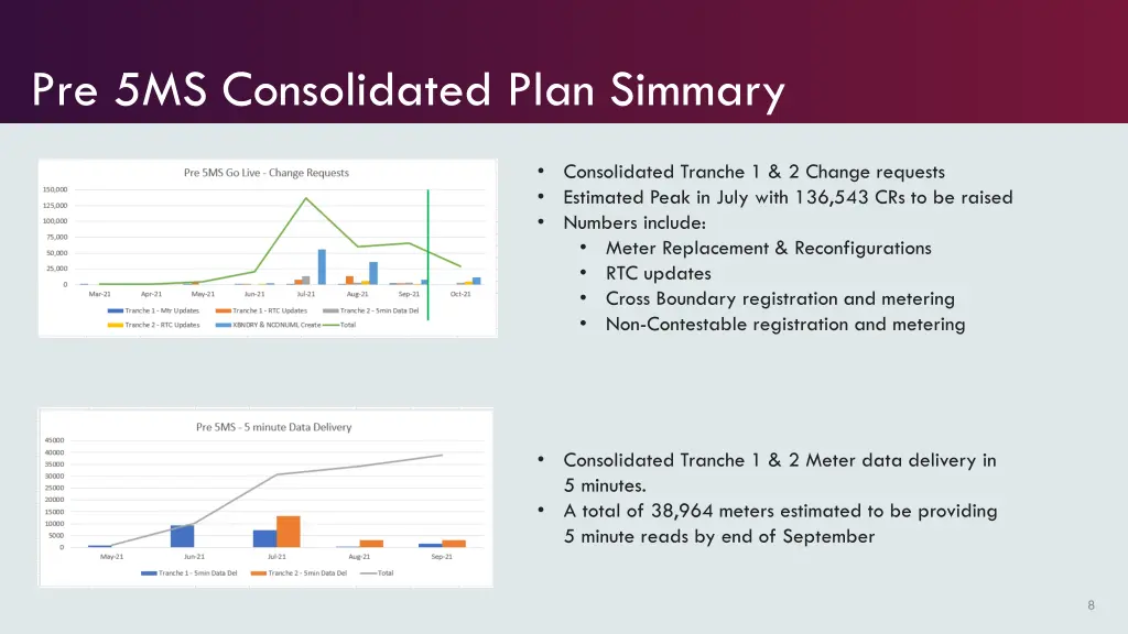 pre 5ms consolidated plan simmary
