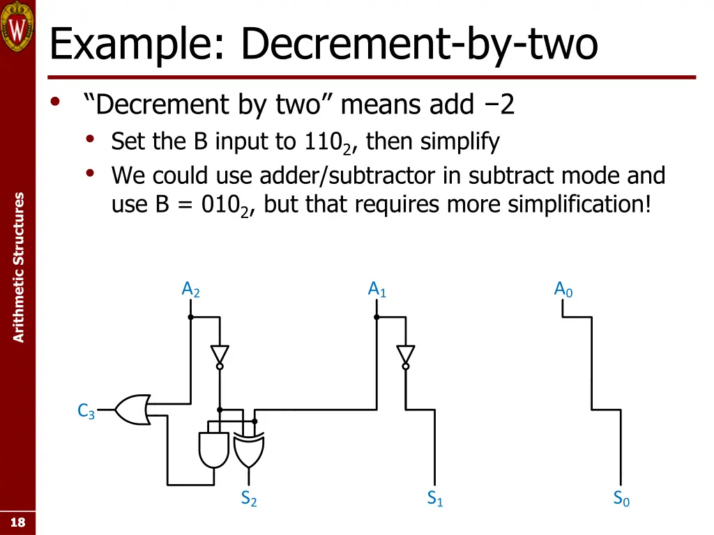 example decrement by two decrement by two means 1