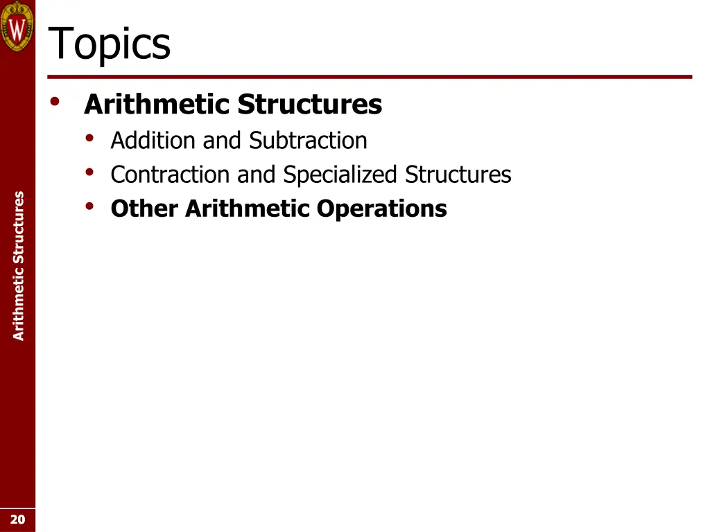 topics arithmetic structures addition 2