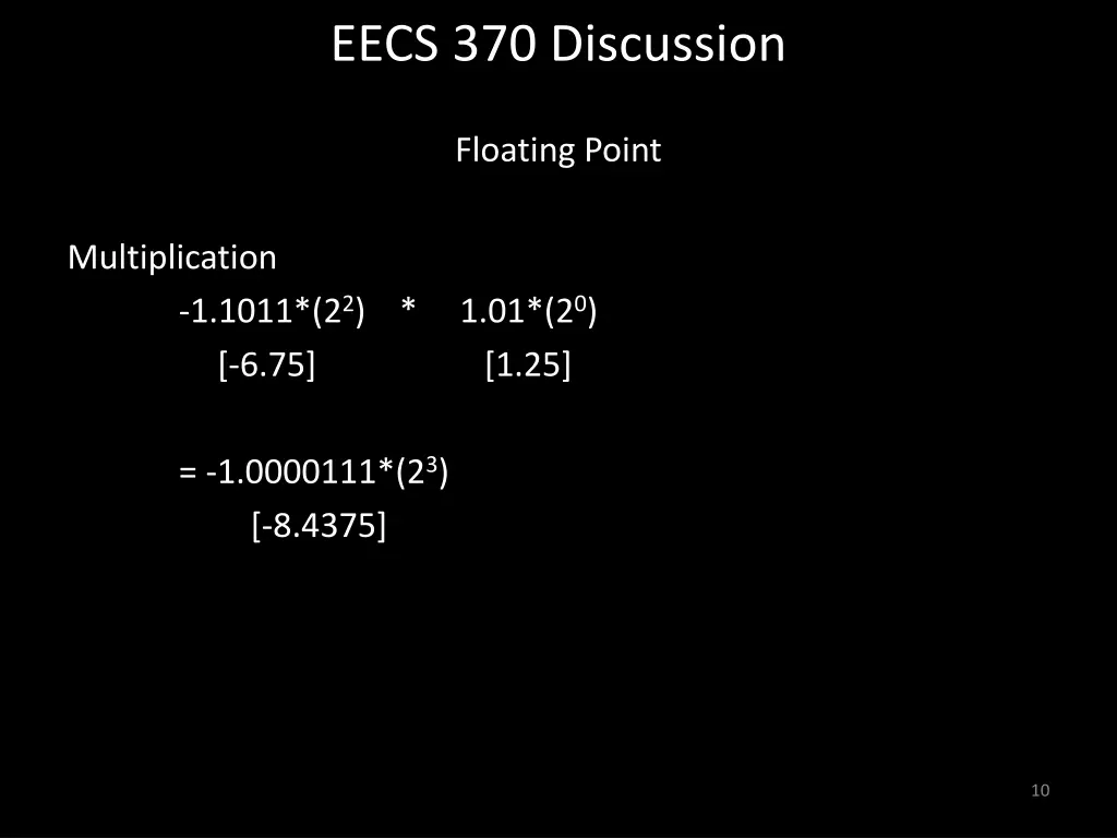 eecs 370 discussion 9