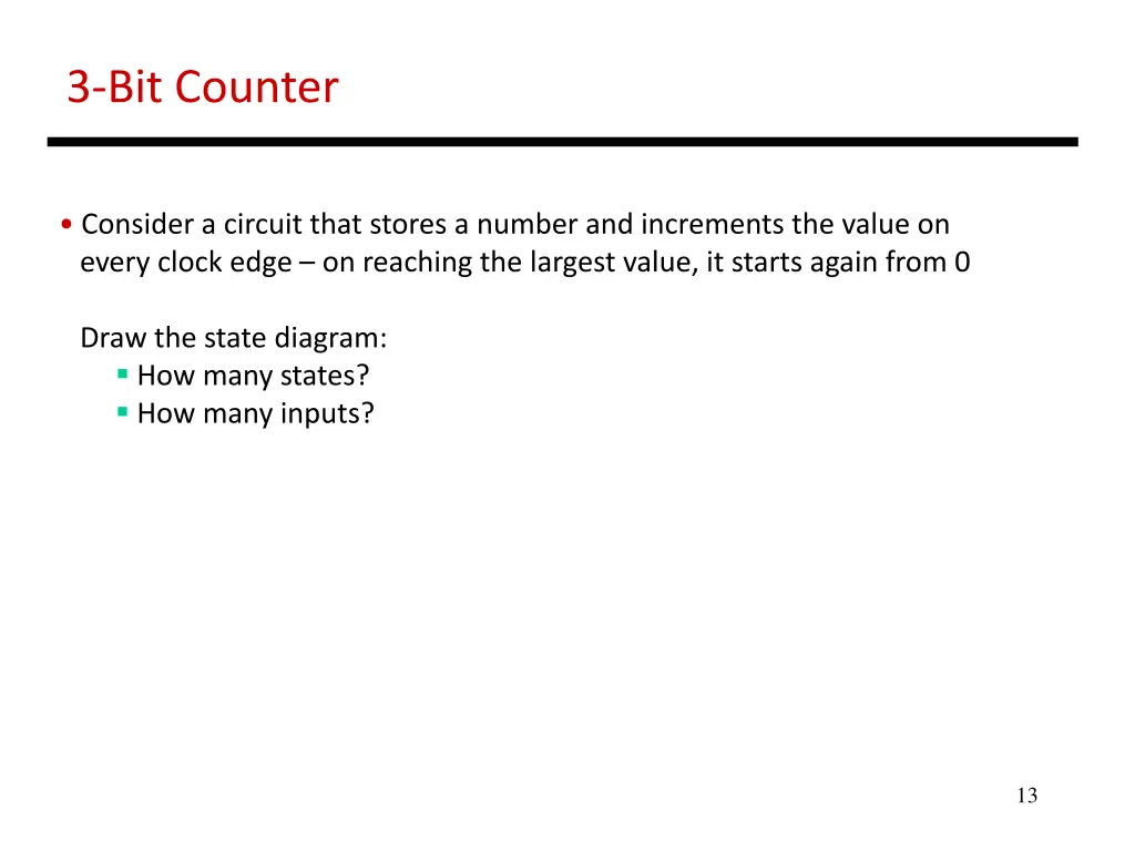 3 bit counter