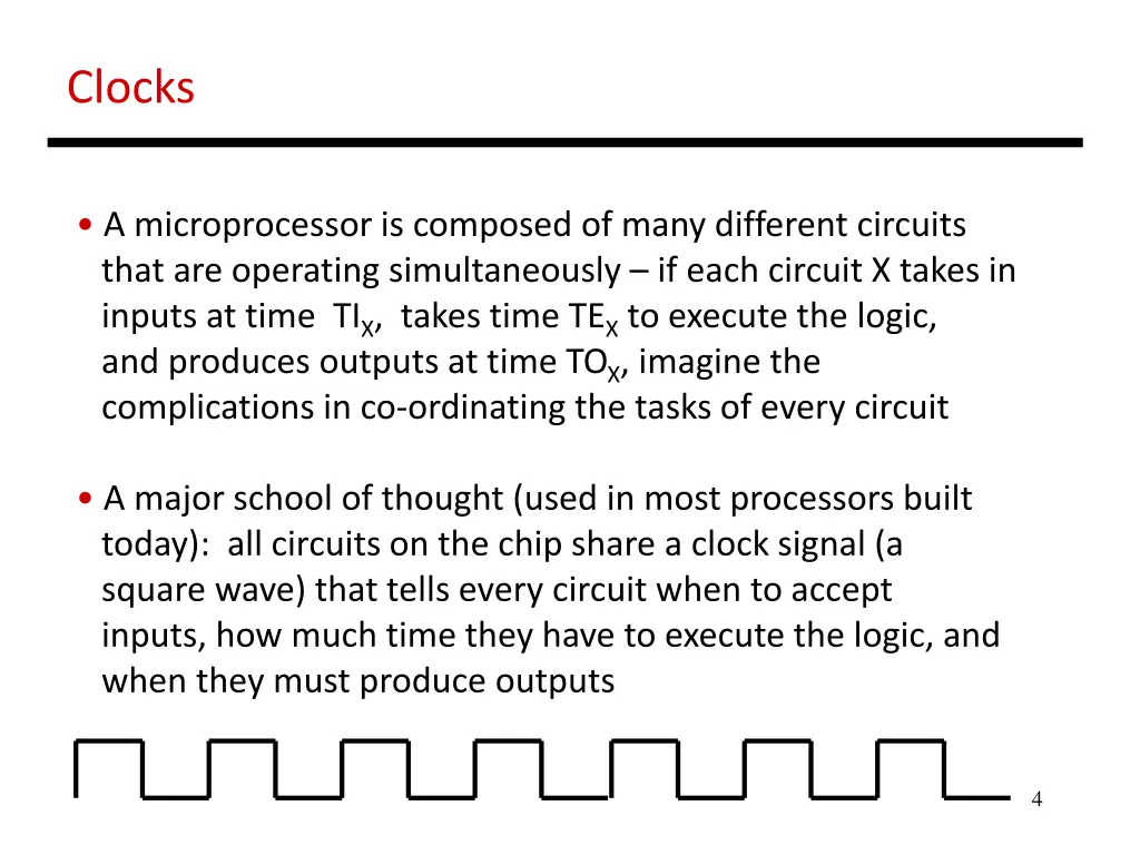 clocks