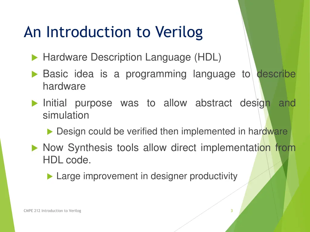 an introduction to verilog