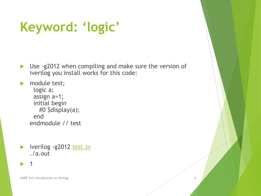 keyword logic
