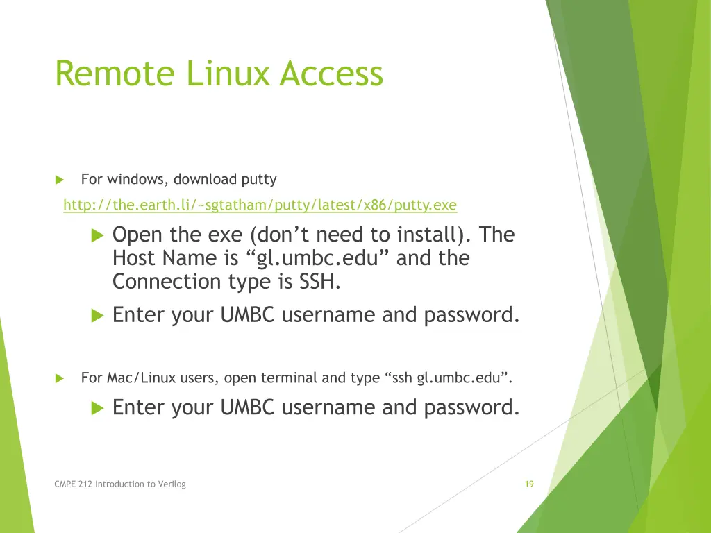 remote linux access