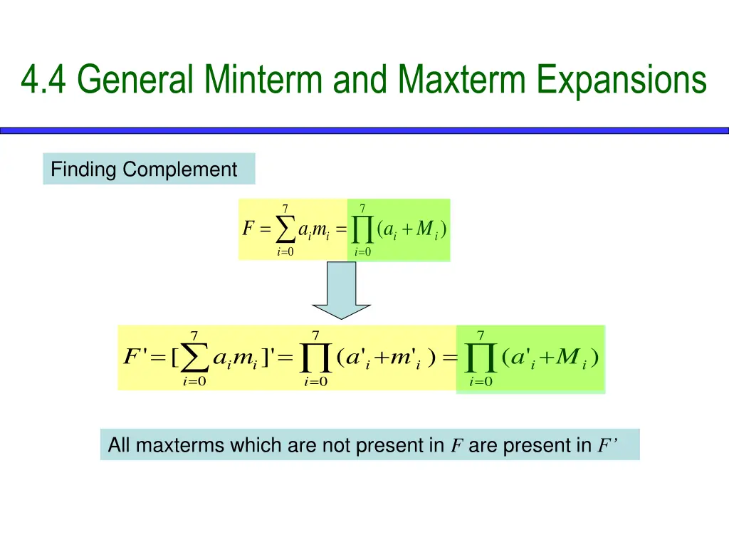 4 4 general minterm and maxterm expansions 3