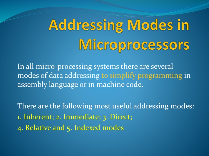 in all micro processing systems there are several