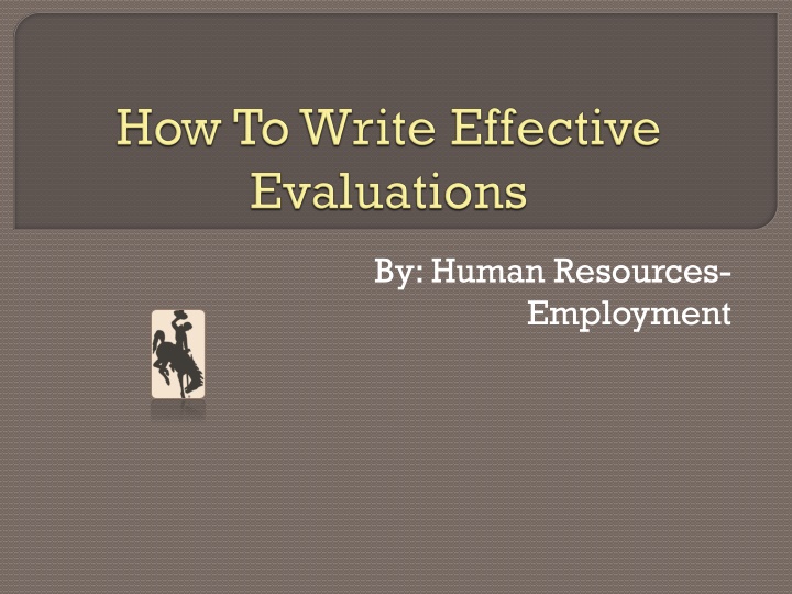 by human resources employment